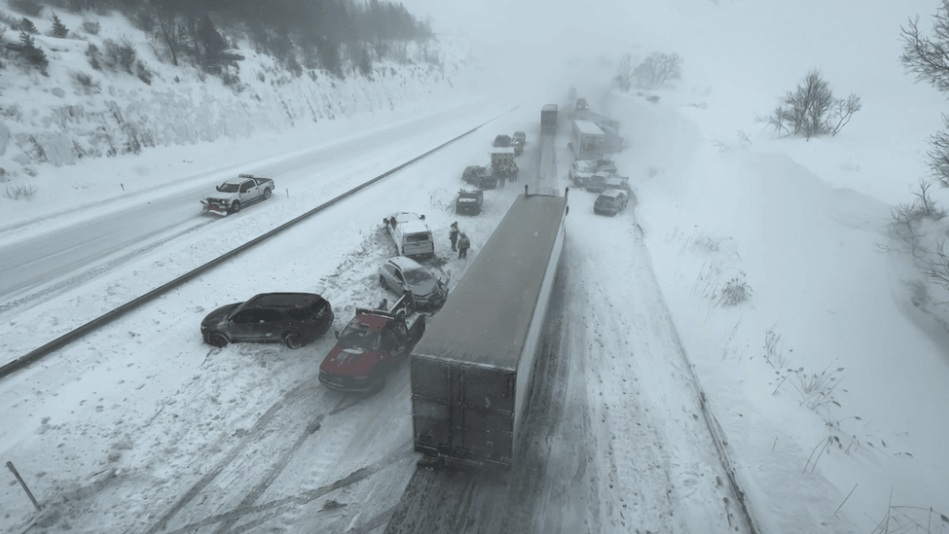 Multiple crashes reported on I-90 in New York amid whiteout conditions during heavy snow